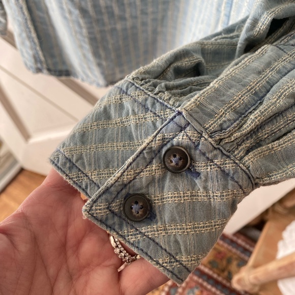 Free People denim top - Picture 4 of 5